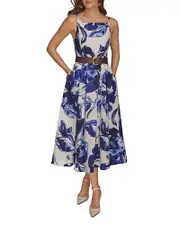 Donna Karan Sleeveless Midi Dress