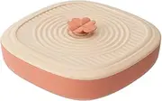 Food Platters With Lids Food tray Snack Serving Tray, Divided Serving Tray with Lid, Snack Tray with 5 Compartments, Plastic Dry Fruit Tray, Appetizer Tray, for Dried Fruits, Nuts, Candies, Sweet Cook