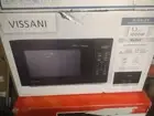 Vissani Microwave 20.30" 1.1-Cu Ft+Touchpad+Safety Lock+Turntable+Timer Black