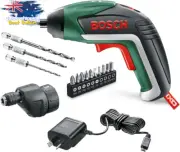 Cordless Screwdriver IXO V 3.6V w/ Battery, 10 Bits, USB Charger, Adapter