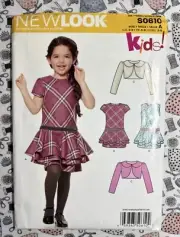 New Look Sewing Pattern S0610 Child's Jacket & Dress Size 3-8 UNCUT
