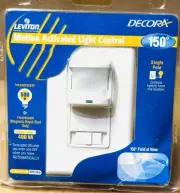 Brand New Leviton Decora PR150-1LW 150-Degree Motion Activated Light Control