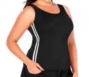Miraclesuit Plus Size Kimkini Underwire Tankini Top Size 20W