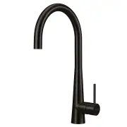 OLIVERI Essente 316 Stainless Steel Goose Neck Mixer - Brushed Black SS31620-BL