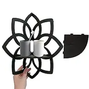 Flower Shaped Wall Shelves,Hollow Wooden Floating Shelf | Multipurpose Corner Shelf, Cute Storage Shelf for Children's Room, Living Room