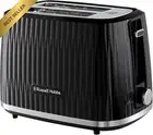 Russell Hobbs Eden 2 Slice Toaster Black Textured High Lift