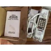 4 Brand New NuTone TEL-102 Tone/Pulse Switchable Telephone Adobe White