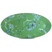 NEW Wedgwood Jasper Conran Oval Platter Chinoiserie Green