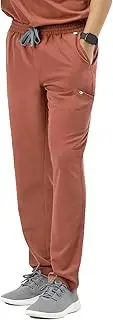 [Mediclo] Men's Medical Scrub Pants - Sable 7 Pockets Elastic Waist Eco Friendly Sustainable FYSEL Fabric Tapered Leg Workwear