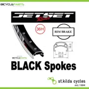 BPW Bike/Cycling Wheel Rim - 26" Jetset CH-E213 36H - 8/10 Speed KK Hub - Black
