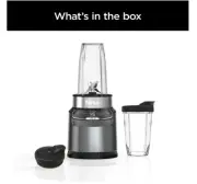 Ninja Nutri Blender Pro Auto IQ 1000 Watts 24 Oz Personal Blender BN400