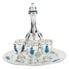 Vintage Turkish Coffee Pot Set Turkish Tea Set With 6 Coffee Cups Teapot And