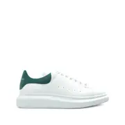 [Alexander Mcqueen] Alexander Mcqueen Leather Sneakers 45 IT WHITE/GREEN