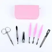 LEDON 2X Manicure Pedicure Set Stainless Nail Clippers Kit Grooming With Case