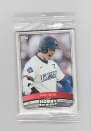 SHOHEI OHTANI JACKSON HOLLIDAY 2025 TOPPS HOBBY RIP NIGHT SEALED PACK NEW UNOPEN