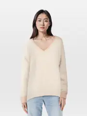 Ecru Angora Knit Jumper