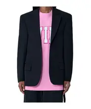 Single-Breasted Blazer 1,2 black