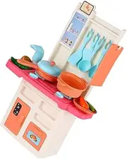 Abaodam 1 Set Cooking Utensil Playset Mini Kitchen Ware for Pretend Play Educational Present to Enhance Cooking Skills and Healthy Eating Habits