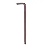 Ball End Hex Key Wrench 6mm S2 L-Shape Long Arm Metric Wrenches, Red