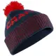 【瑞典 Craft】Core Retro Logo Knit Hat LOGO針織羊毛帽 .彈性透氣保暖護耳帽.毛線帽/雙層結構保暖.30% Wool/1909898-349577 藍色