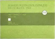 MEEDEN 5X7 Watercolour Paper Block, Textured Surface Watercolour Paper, Cold Pressed, 20 Sheets (140lb/300gsm) Acid-Free Art Paper for Painting & Drawing, Wet, Mixed Media