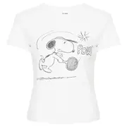 [RE/DONE] Classic Tee Snoopy Tennis