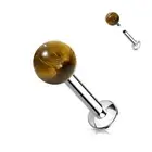 Piercing Labret Ear Stone Tiger Eye