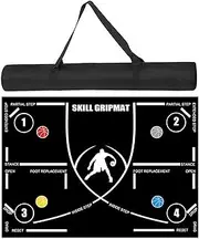 Step Agility Training Mat - 120x86cm Portable Regular Training System Slip Mat, Step Training Mat | Multifunctional Training Aid Silent Equipment