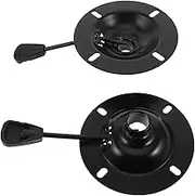 COHEALI 2Pcs Office Chair Swivel Base Replacement Metal Plate for Desk Chairs Practical Tilt Control Accessory Easy Installation Sturdy Build