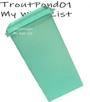 Tupperware Cracker Keeper Kracker Saltine Saver Storage Container Mint Green