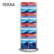 16XA4 Brochure Stand / Floor Brochure Stand/ Free Standing Lobby Leaflet Display