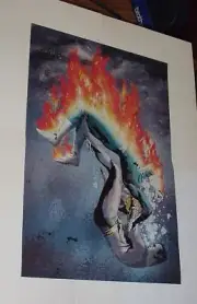 Fantastic Four Poster #69 Namor vs Human Torch Jae Lee