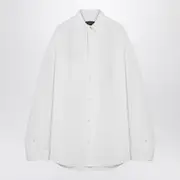 [Balenciaga] Large Fit Outerwear Shirt White XS White