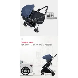 【雙人嬰兒床】多功能雙胞胎嬰兒推車輕便高景觀可坐躺拆分折疊雙人兒童手推車【雙人嬰兒床】