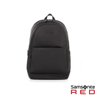 Samsonite RED 新秀麗 筆電後背包/電腦包/女包/雙肩包15.6吋 FERLEY 女用輕量商務時尚_黑/白