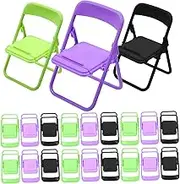 NAMOARLY Pcs Mini Chairs Phone Stands Foldable Phone Holder Stylish Portable