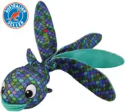 - Wubba Finz - Dog Tug of War and Fetch Toy - Blue - for Small Dogs