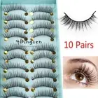 Long Wispy Fluffy 3D Faux Soft Mink Hair False Eyelashes Extension Tools