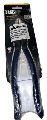 New Klein Tools D213-9NE ~ 9" Twists Linemen’s Pliers High Leverage Design