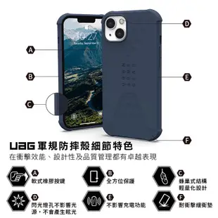 【UAG】iPhone 13 Pro 耐衝擊輕薄矽膠保護殼 手機殼 防摔殼 保護套 軍規防摔