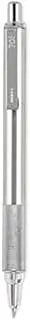 Zebra 29411 F-701 Retractable Ballpoint Pen, 0.7mm, Black Ink, Fine