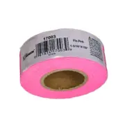 Lot Of 8 C.H. Hanson 1-3/16” X 150’ Pink Glow Marking Flagging Tape Brand New