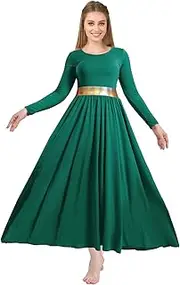 [ORIDOOR] Women Worship Liturgical Dance Dress Full Length Church Robe Modern Praise Dance Dress Lyrical