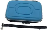 JMXLDS Protective Case Hard Case Carry Cover Bag Pouch Hard Storage Bag with Wrist Strap for Nintendo Gameboy Advance GBA Gameboy Color GBC Light Blue