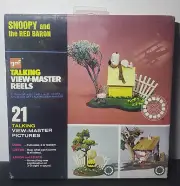 Snoopy And The Red Baron Talking View-Master 3 Reel Set NEW SEALED