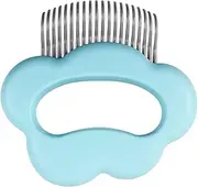 Pet Dog Cat Combs Hair Remover Brush Pet Grooming Tools Dog Massage Comb Brush Cute Handle Remove Loose Hairs Pets Cats Supplies(Blue Cloud)
