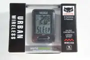 CATEYE URBAN CC-VT220W WIRELESS BLACK BICYCLE SPEEDOMETER COMPUTER