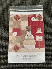 Merry Merry Snowmen Block 9 Quilt Kit Bunny Hill Designs Christmas Cake