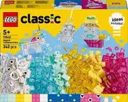 LEGO Classic Magical Transparent Box 11040 Toy Building Kit 340 pcs