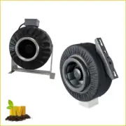 Strong and Best Duct Fan for Hydroponics Grow Tent ventilation setup